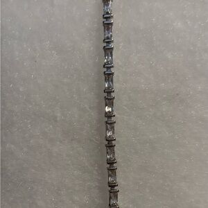 Kendra Scott Silver and Clear Stone Bracelet